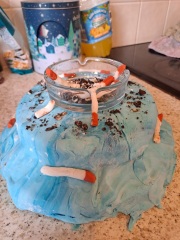 How can I make this 'Bulge Cake' look more realistic?