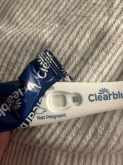 Clear blue test. Evap line or positive