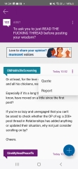 To ask you to just READ THE FUCKING THREAD before posting your wisdom?