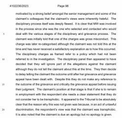 Reports Roz Adams successful in her action against Edinburgh Rape Crisis Centre