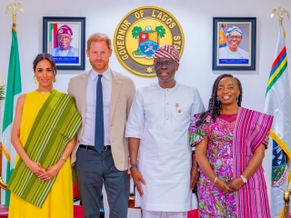Meghan and Harry spotted out and about - Naija Edition