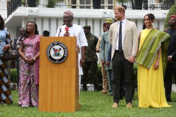 Meghan and Harry spotted out and about - Naija Edition