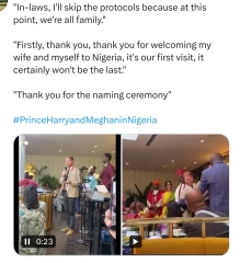 Meghan and Harry spotted out and about - Naija Edition