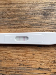 Faint positive or evaporation lines