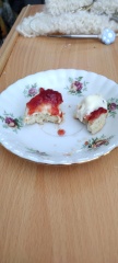 Scones. Jam then cream or cream then jam? I have solved it.