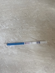 Positive pregnancy test or evaporation line?