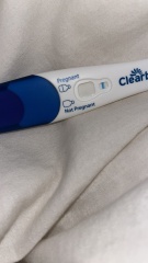 Am i pregnant or is the clear blue an evaporation line?!