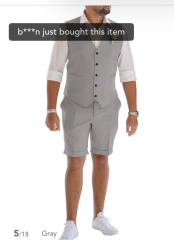 No shorts at my wedding