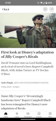 Jilly Cooper's "Rivals" on Disney +