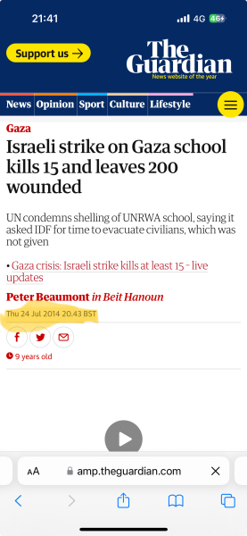 Support for Palestine at Glastonbury