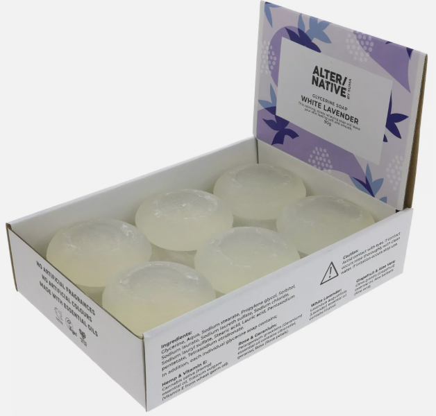To want round soap
