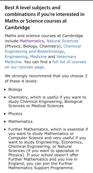 A Level Choices