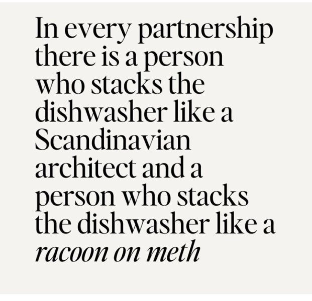 To think that you can load the dishwasher wrong?