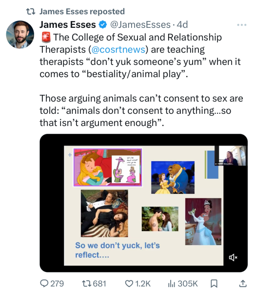 The next boundary to be crossed: sex with animals?
