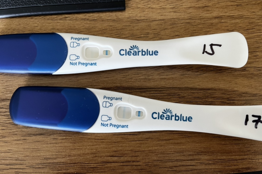 Faint lines 13 dpo and good outcome?