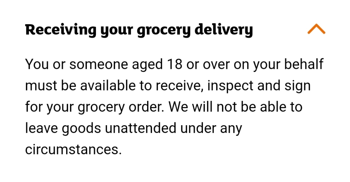 To refuse to give my full date of birth to a delivery driver for my online food shop