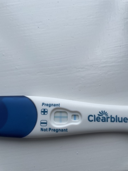 Unclear pregnancy test (TW miscarriage mentioned)