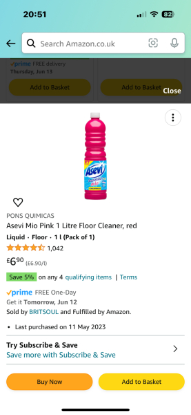 Nice smelling home cleaning products