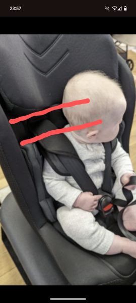 Axkid car seat and not fitting