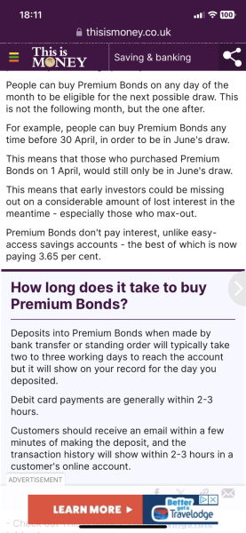 PREMIUM BONDS - MAY 2024