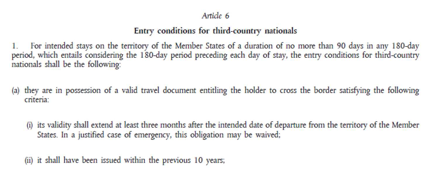 Passport Expiry Query