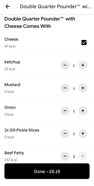 McDonald's no onions on top of burgers