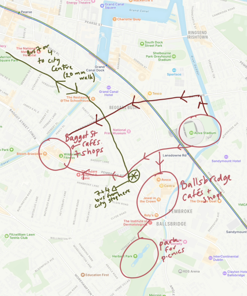 Navigating leaving Aviva stadium after TS concert