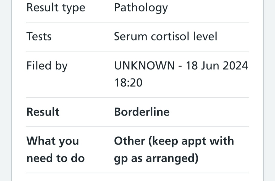 Worrying blood results