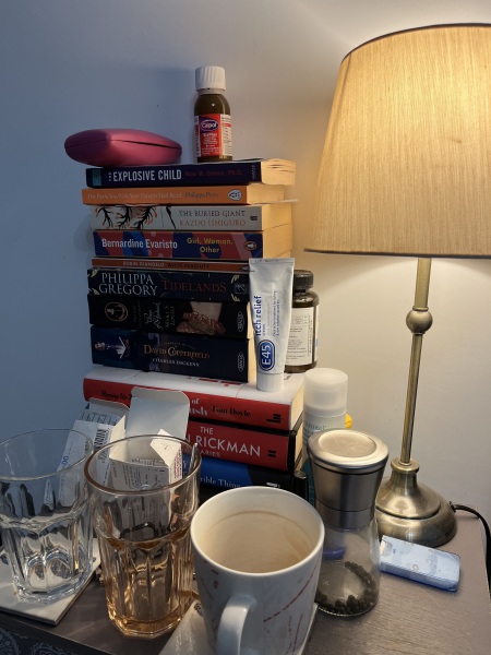 What’s on your nightstand right now?