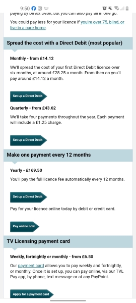 Hassled by tv licence people