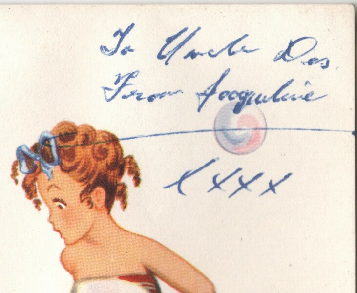 Help with signature on old birthday card