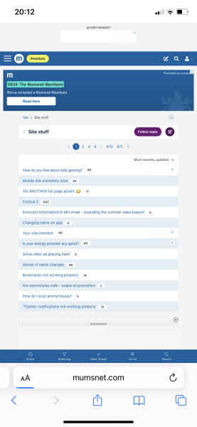 Really small mumsnet page using safari on iPhone - is it something I’ve done?