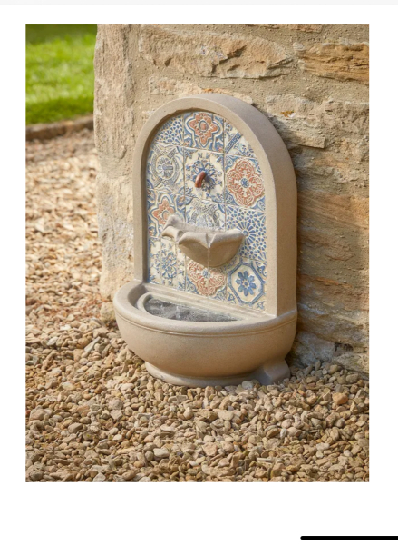 Where can I buy a non-naff wall mounted water feature?