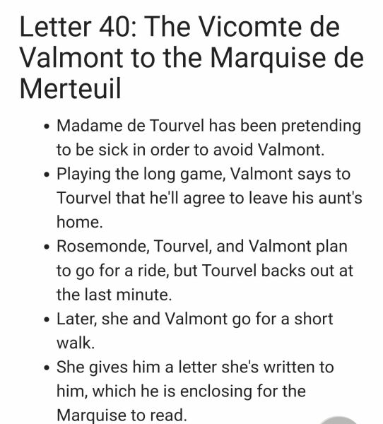 Did She Fall Or Was She Pushed? Dangerous Liaisons Readalong 2024