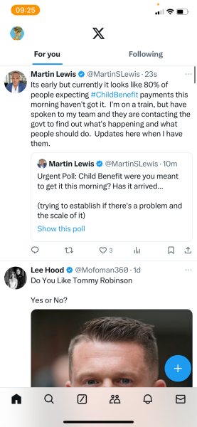 child benefit not paid