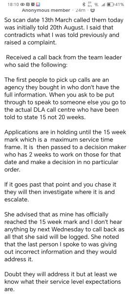 DLA WAIT TIMES THREAD 47