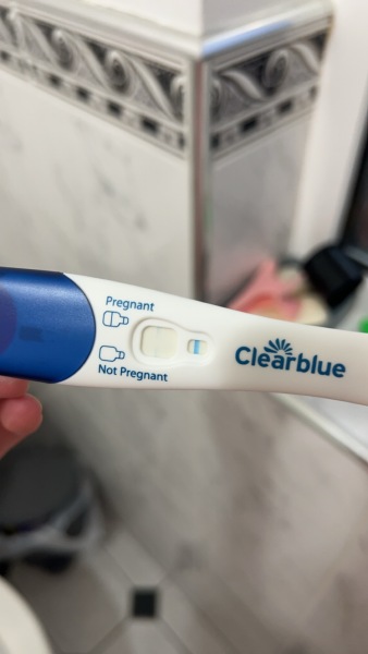 Clear blue test. Evap line or positive
