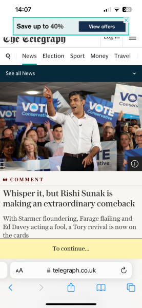 Thread 48 - Sunak - Capsized on the Ship of Lies