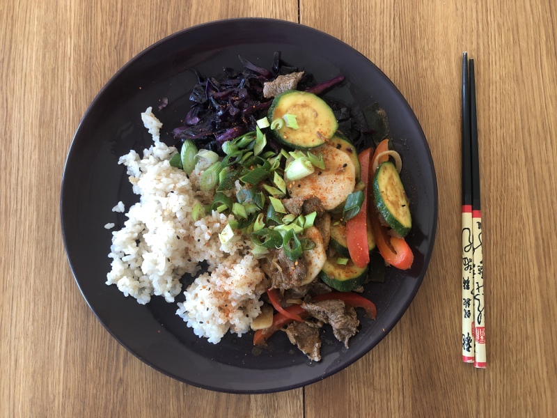 Taking a photo of everything I eat
