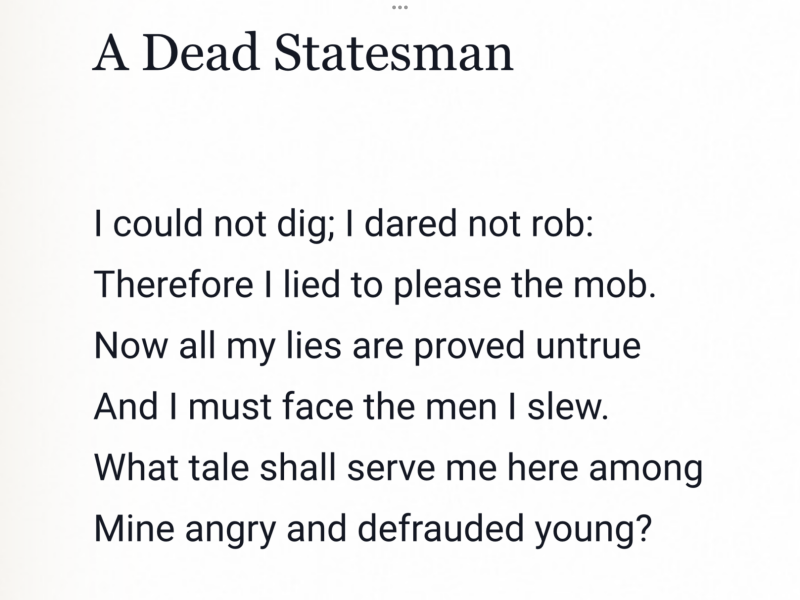Thread 47 Sunak : The Ship of Fools sails on