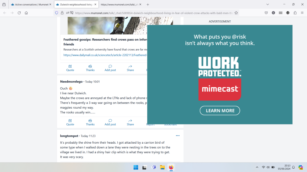 Strobing/flickering adverts