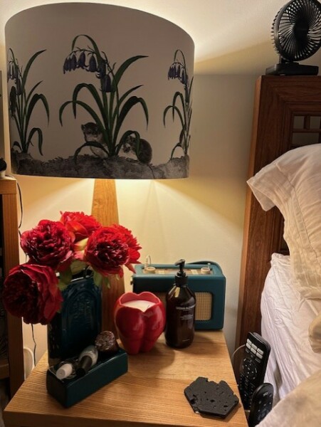 What do you have on the walls in the bedroom?