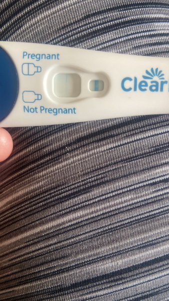 Clear blue test. Evap line or positive