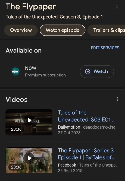 Tales of the Unexpected