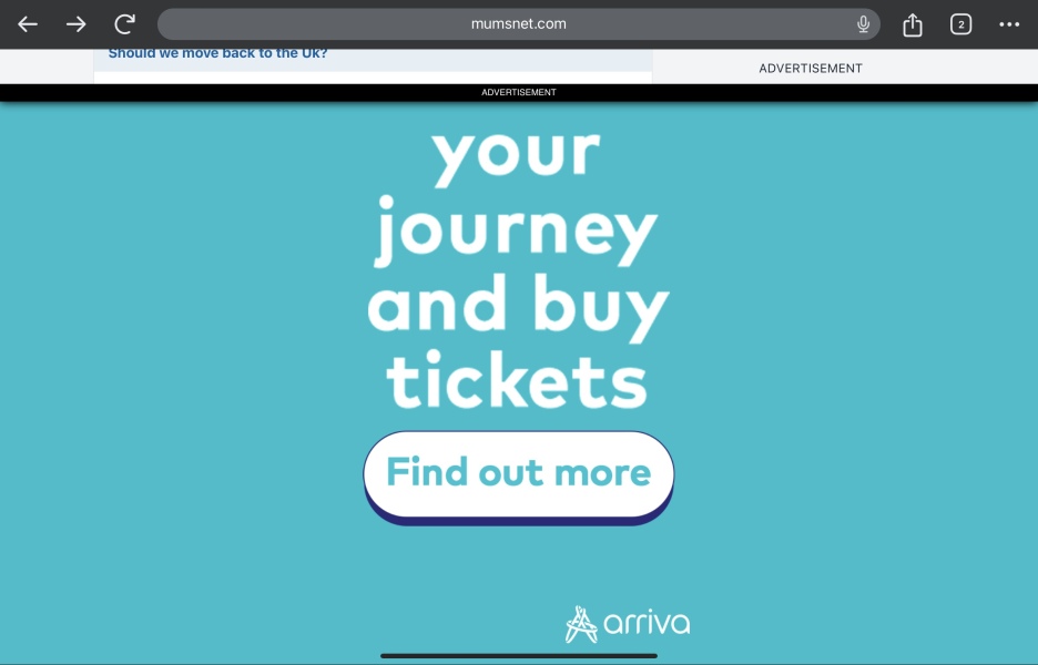 Yet ANOTHER full page advert 🙄