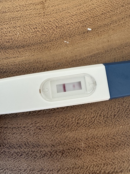Clear blue test. Evap line or positive