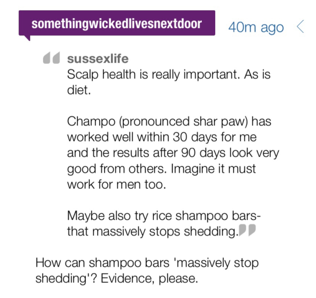 DS 15 going bald - anything he/we can do?