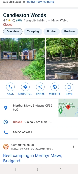 Does this campsite exist?