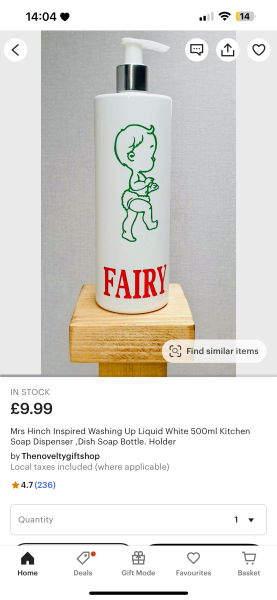 Irrationally upset over a washing up liquid bottle…