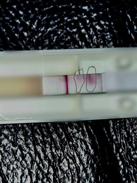 Is this a bad dye-run/evap line?